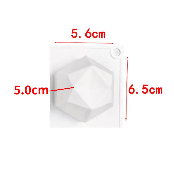 3D irregular Silicone Vela Molde DIY DIY Material Handmade Material Resina Molde Fazendo Suprimentos