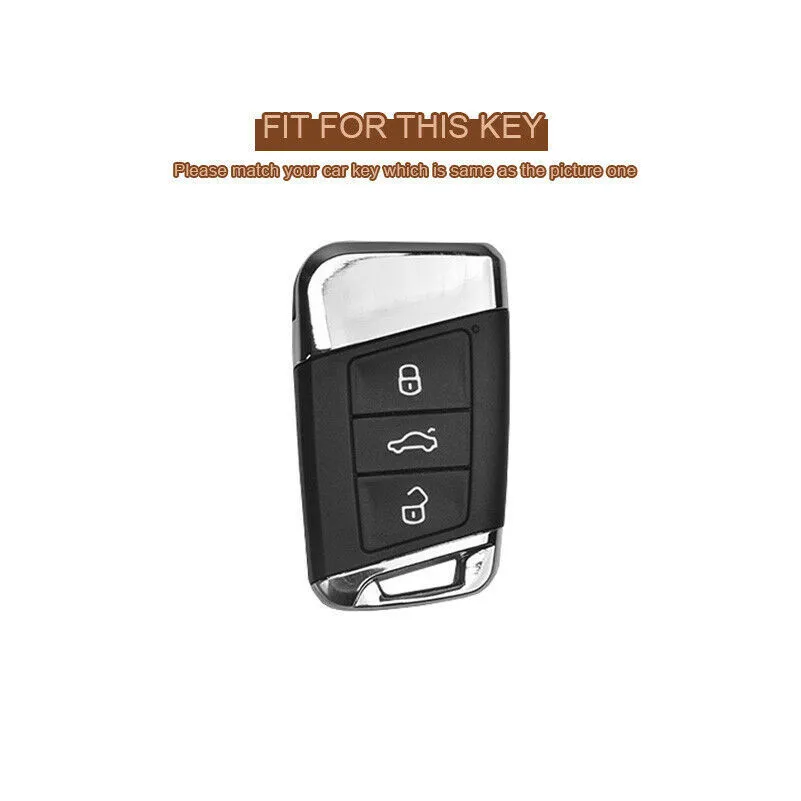 Coque de protection en cuir pour clé de voiture, étui pour télécommande VW PASSAT 2015 – 2020 B8 Kodiaq Superb A7, nouvelle collection