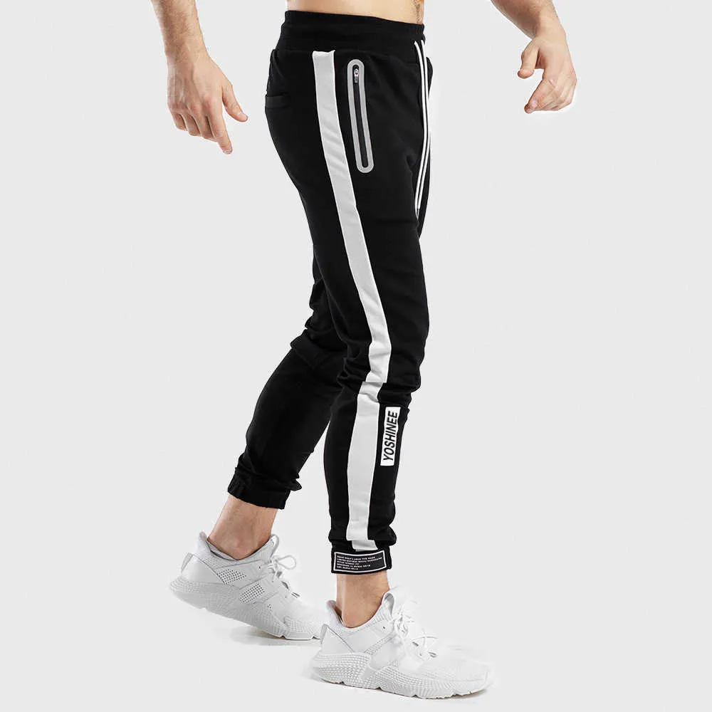 Męskie spodnie spodnie skokowe moda casual spodnie pot męskie jogger sport streetwear 211013