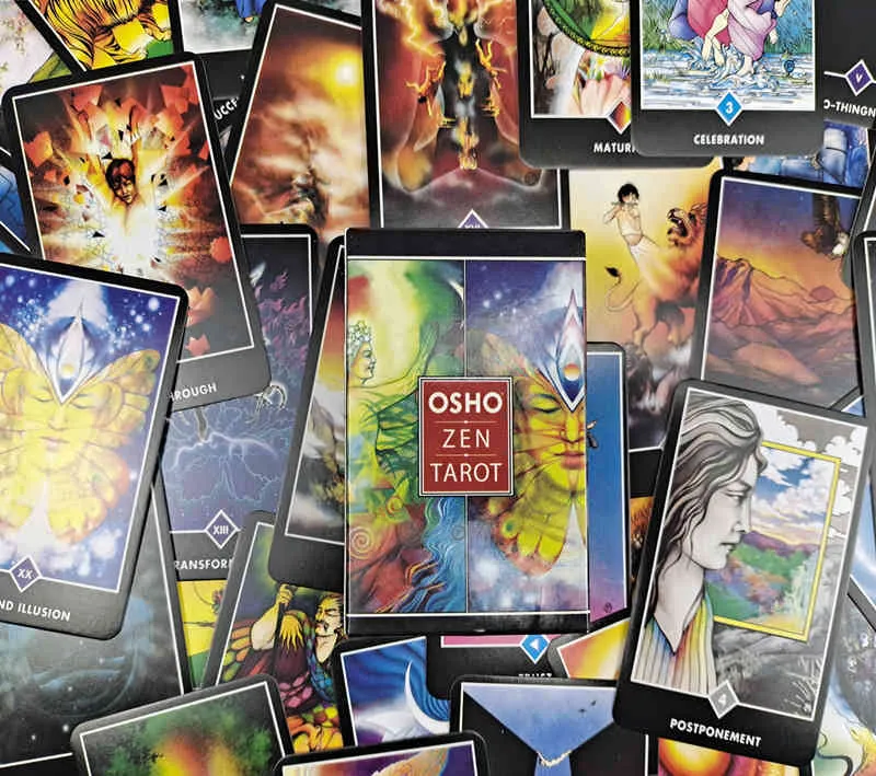 Retro neue Tarot Osho Zentarot Zen Karte Englische Version beliebtes Brettspiel Karten Großhandel oraclecard-model_VPRS