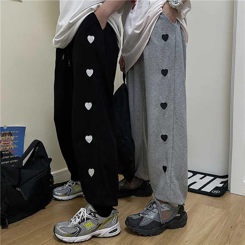 Kvinnor byxor byxor joggare sweatpants bomull hip hop hög midja dropshipping hajuku plus storlek streetwear koreanska kläder Q0801