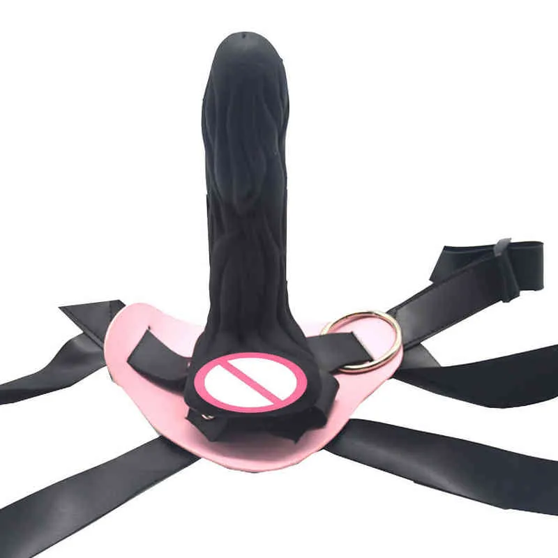 NXY Dildos Solid Silicone Penis Anal Plug noszenie spodni masturbacji Dorosłych Sex Toy Urządzenie 0221