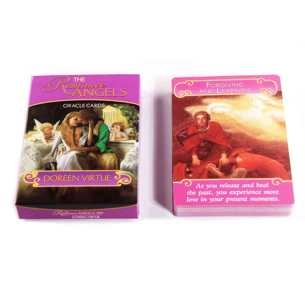 The Romance Angels Tarot oracles Cards Deck|The 44 Angel by Doreen Virtue Rare Out of Print Game Board Toy