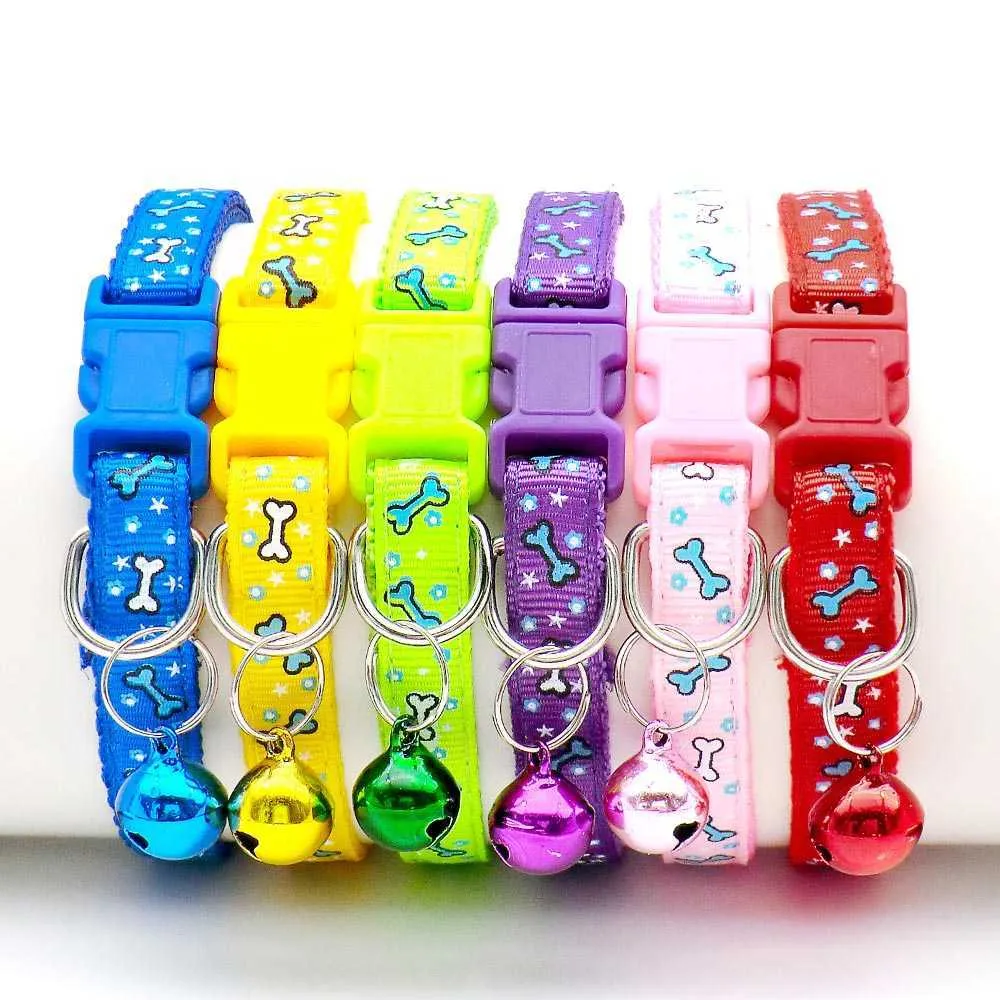 HELA BENPRYCK CAT COLLARS MED BELLS BUCKLE BRACKAWAY PET HUND HALBALE FÖR DUG TAG CATS Tillbehör PET PRODUKT P96281644275