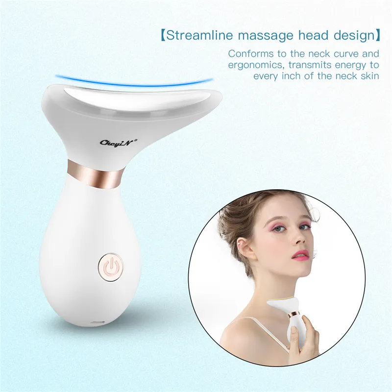 EMS V linje upp bantning bälte LED PON Skin Föryngring Wrinkle Double Chin Remover Face Lifting Dighting Neck Slimmer 220301