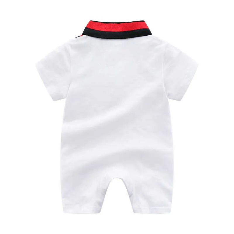 Babydräkt sommarplagg Bodysuits Unisex spädbarnsjumpsuit Babybyxa Bebe Cotton Baby Onesie Newborn Romper
