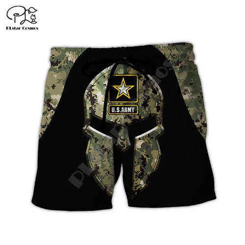 PLSTAR COSMOS Новый американский военный военный военный армийский костюм солдат Camo 3DPrint Streetwear лето повседневный пляжный шорты короткие штаны A-2 H1210