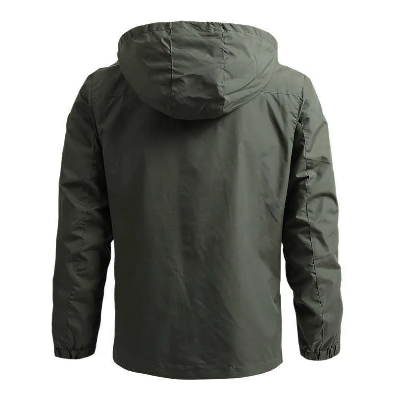 남성 방수 재킷 후드 코트 남성 야외 outwears 윈드 브레이커 windproof 봄 가을 재킷 패션 의류 코트 LM090 210818