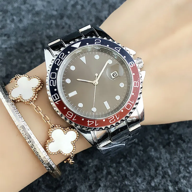 Mode horloge merk dames heren stijl metalen stalen band quartz horloges X44285d