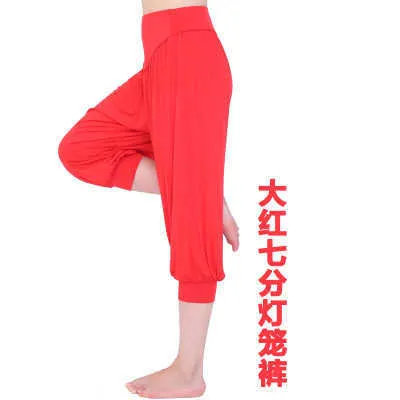 100% algodão mais tamanho feminino estiramento confortável calça calças s verão harém curto w00285 210925