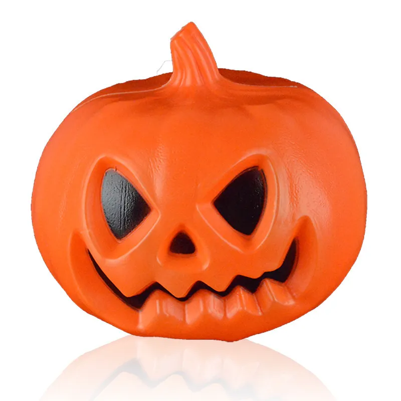 Halloween pumpkin lantern 18cm luminous ghost called voice control evil pumpkins bar props scene layout ornaments