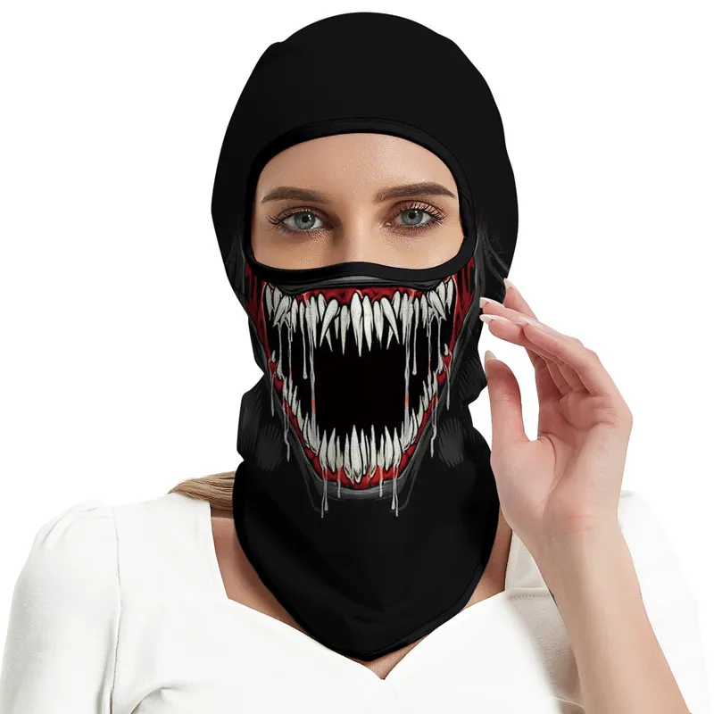 CS Cosplay Ghost Skull Mask Tactical Face Masks Full Face Masks Moto BALACLAVA Respirazione antipolvere anti antivento antivento lo sci Sport