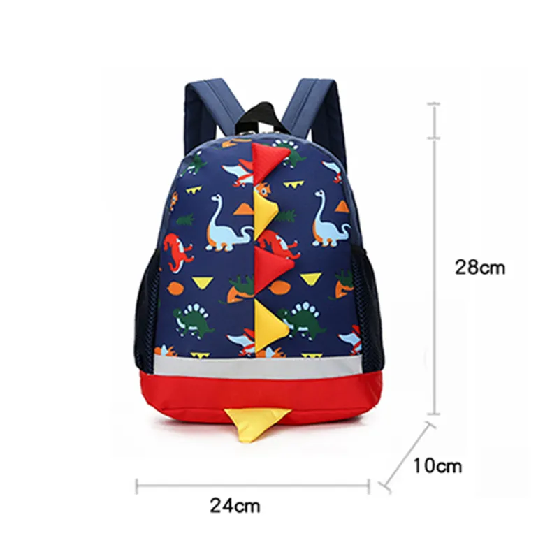 Nova chegada bolsa infantil bonito desenho animado dinossauro mochila infantil jardim de infância pré-escola mochila para meninos meninas bolsas escolares para bebês 3-4-6 sim243n