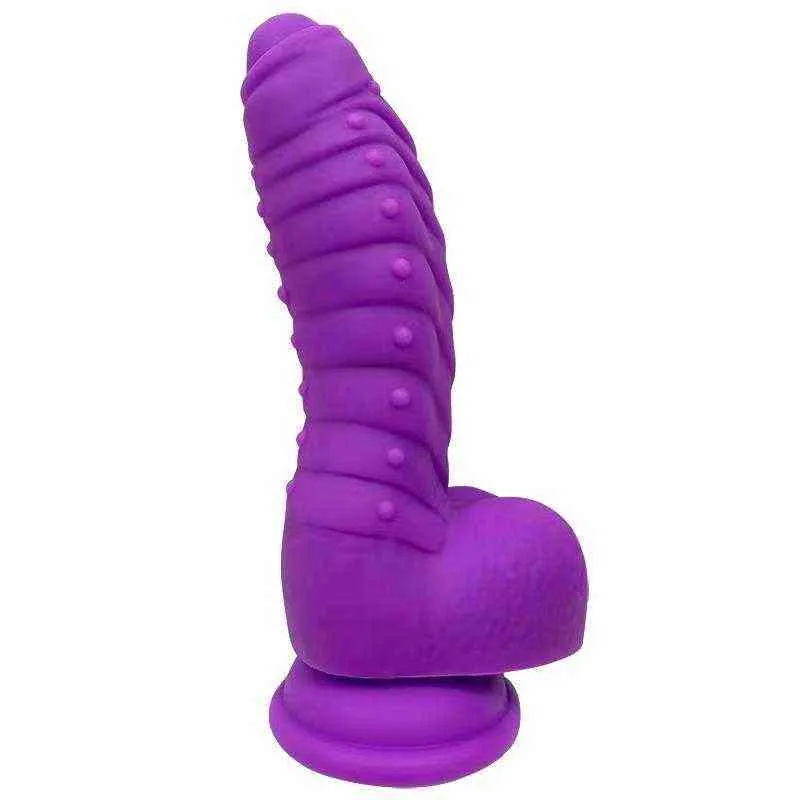 Nxy dildos anal leksaker silikonformad simulering penis kvinnlig pistol maskin masturbator mjuk dildo sex produkter 0225