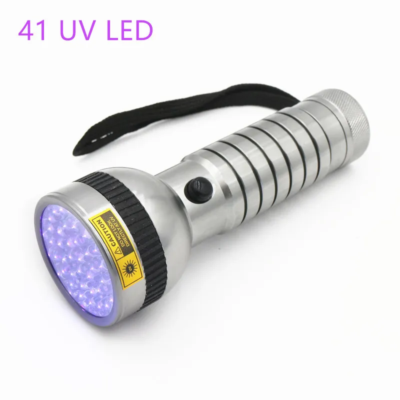 128LED 100LED 51LED 41LED 21LED 12LED UV LIGHT 395-400NM LED UV Flashlight Torches Light Lamp 220217258Z