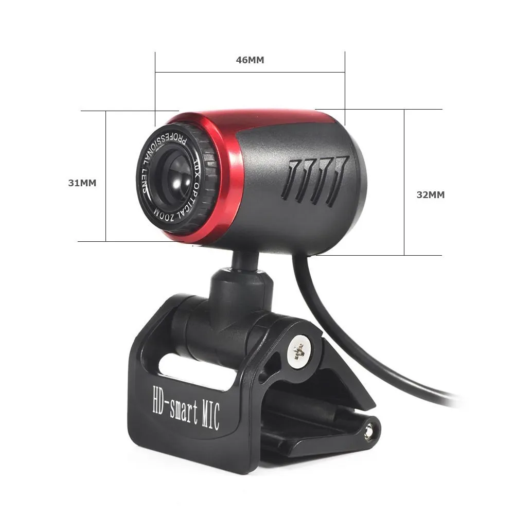 Webcam HD avec microphone intégré Pilote USB Caméra Web pour ordinateur gratuite Windows 10 8 7 XP Travail à domicile