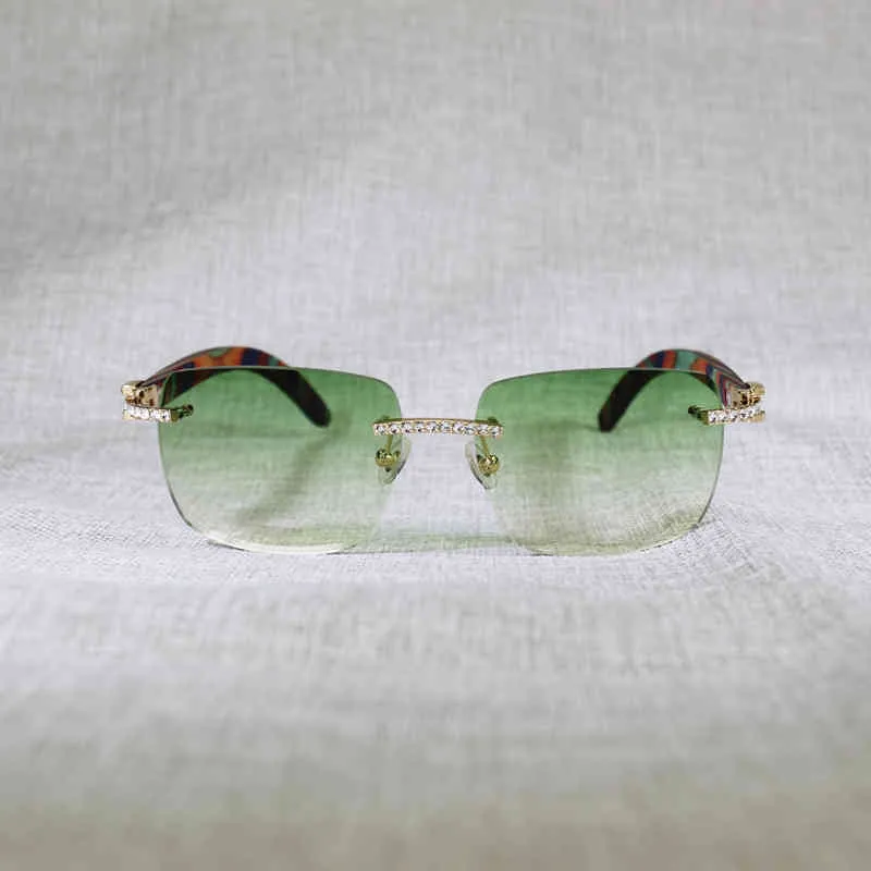 Rhintone paon bois jantes lunettes de soleil hommes naturel corne de buffle surdimensionné carré rétro Shad culos lunettes pour Club