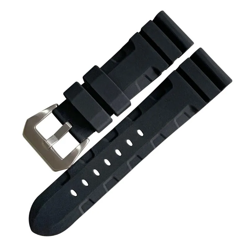 Cinturini orologi cinturino in caucciù stile sportivo 24MM cinturini antipolvere e impermeabili Pam Band Tool2883