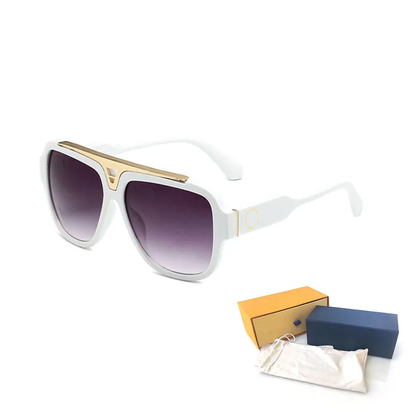 Millionaire Womans Okulary przeciwsłoneczne Gradient męskie okulary słoneczne luksusowe ochronę UV mężczyzn designerski metalowe zawias Zawias Women Nglasses z oryginalnym pudełkiem 0970S