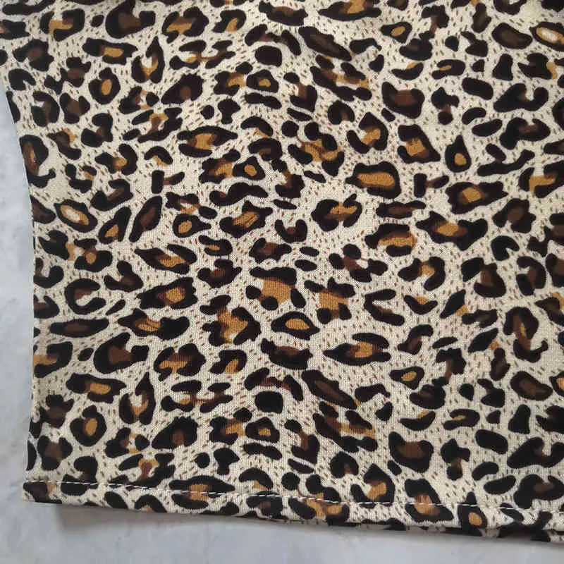 Женщины старинные лоскутное кружева кромки леопарда Camis Tops Sexy Party Clubwear V VELL Slim Rave Streetwear Top Tees Harajuku 210422