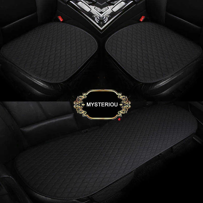 Quatre saisons lin tissu sièges de voiture couverture avant arrière lin coussin respirant protecteur tapis coussin taille universelle Auto accessoires