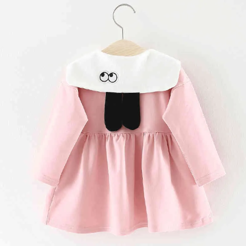 Fashion Baby Kleid Schwan Herbst Prinzessin Kleidung Langarm Kinder Frühling Mädchen Kleidung 210429