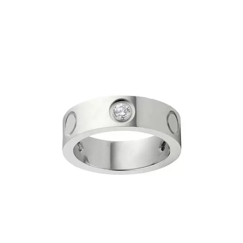 Кольца-кольца дизайнерское кольцо для женщин, ювелирные изделия, розовое золото, серебро, титановая сталь, кольца с бриллиантами, винтажные классические кольца для девочек-подростков, мужчины c282w