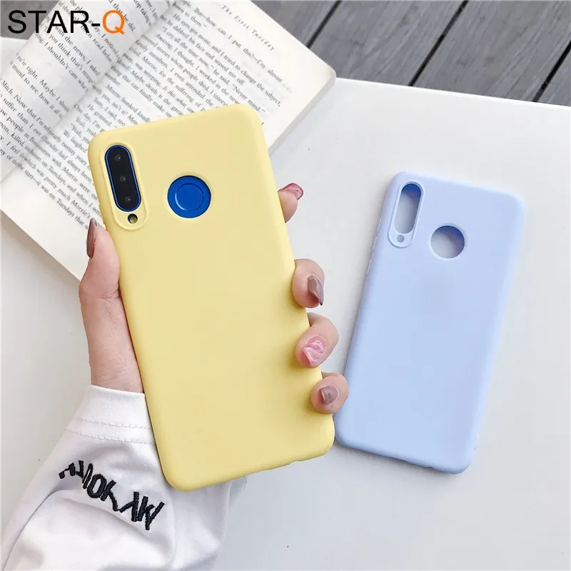 candy color silicone phone case for huawei p30 lite pro p20 p10 p smart plus z 2019 matte soft tpu back cover