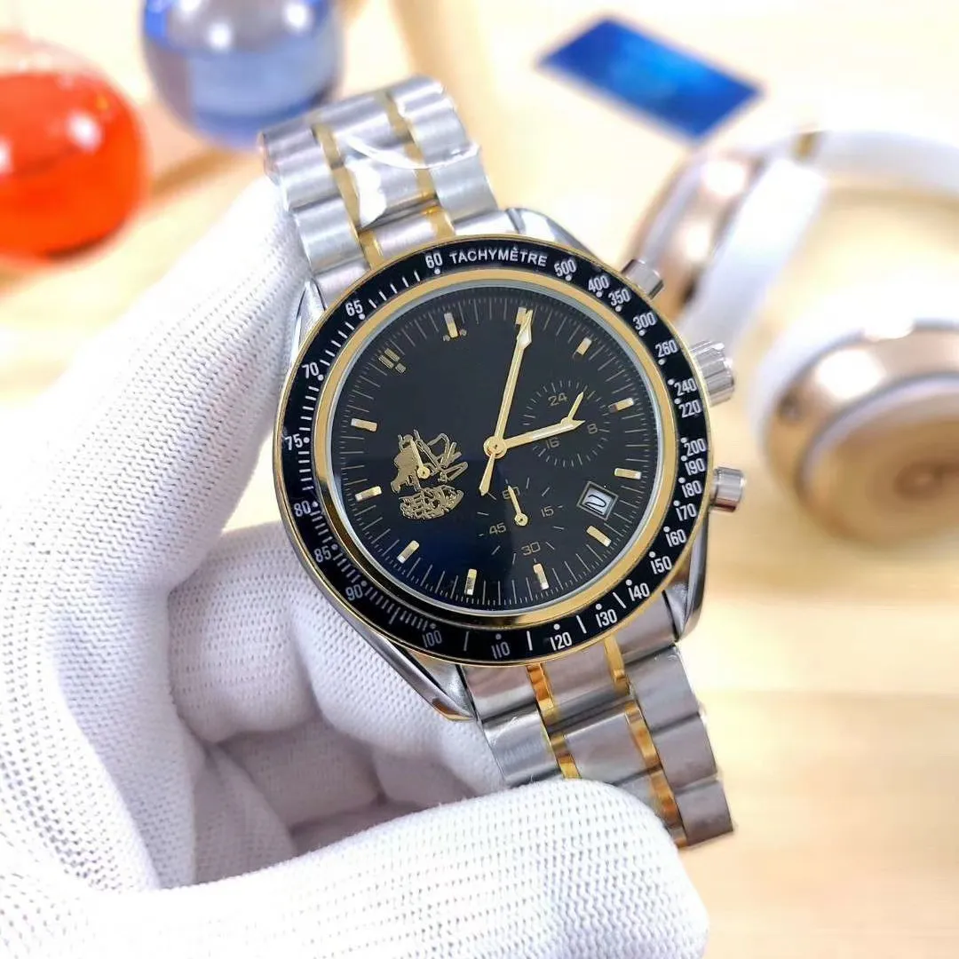 Classic Men Mens 50º Aniversário Relógios Automáticos Movimento Mecânico James Bond 007 Designer Watch Space Montre de Luxe Stainle235d