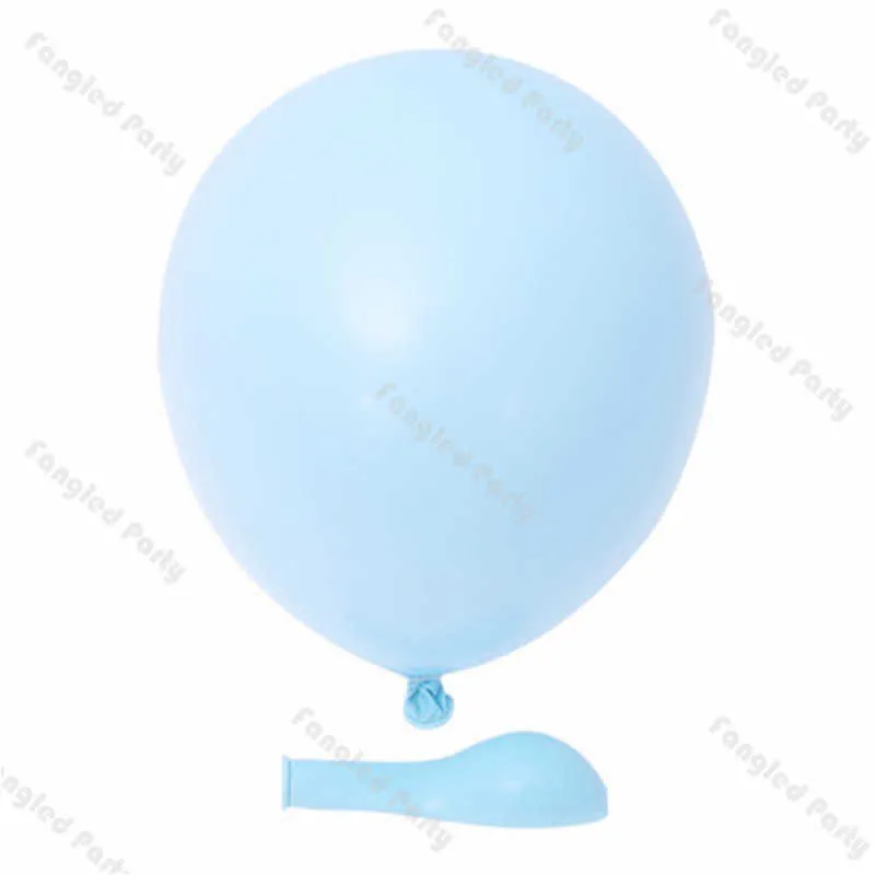139 Matte Rot-Grüne Ballongirlanden Macaron Mint Gelb Blau Babyparty-Luftballons Bogen Geburtstagsfeier Geschlecht offenbaren Dekorationen X0241Q