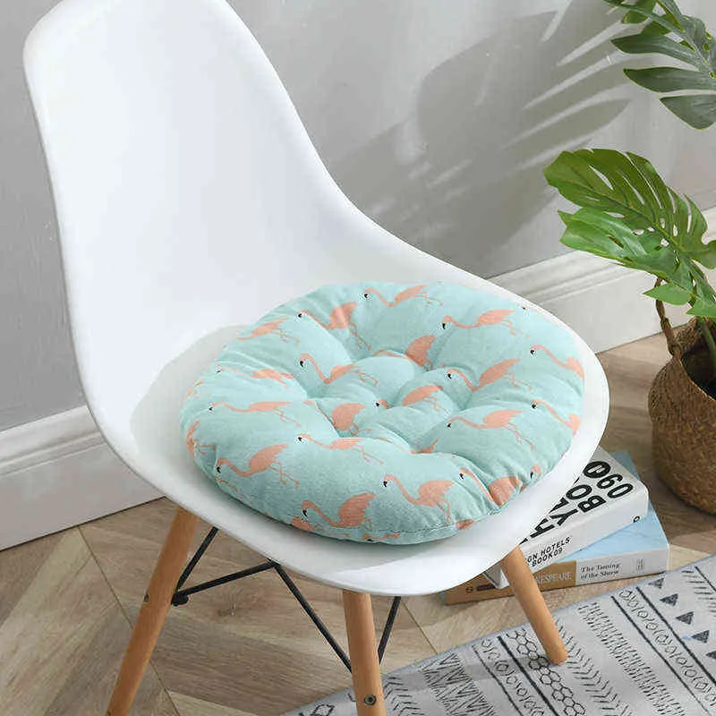 Round Chair Cushion Thicken Outdoor Cushions Floor Cushion Pillows Decor Home Office Chair Pillow Seat Cushion 211110