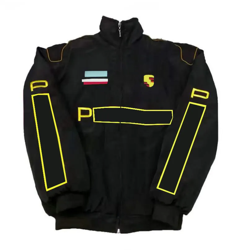 Jacket Formula Racing Jacket Full Embroidered Autumn and Winter Loose Windproof Men Women Warm