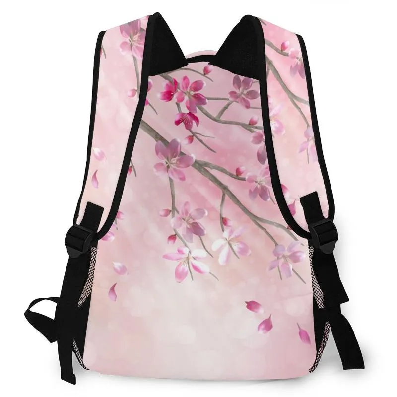 Stile zaino ragazzi adolescenti Nursery School Borse Spring Tree Branch Cherry Blossom Torna a Bags254v