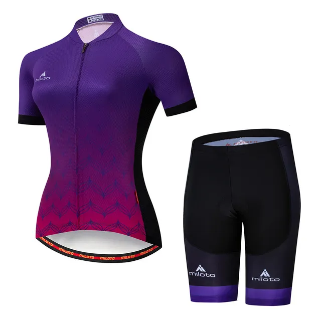 2022 Miloto Team Cycling Jersey Gel Rowers Suit Mtb Ropa Ciclismo Womens Summer Rowcling Maillot Culotte Clothing307o