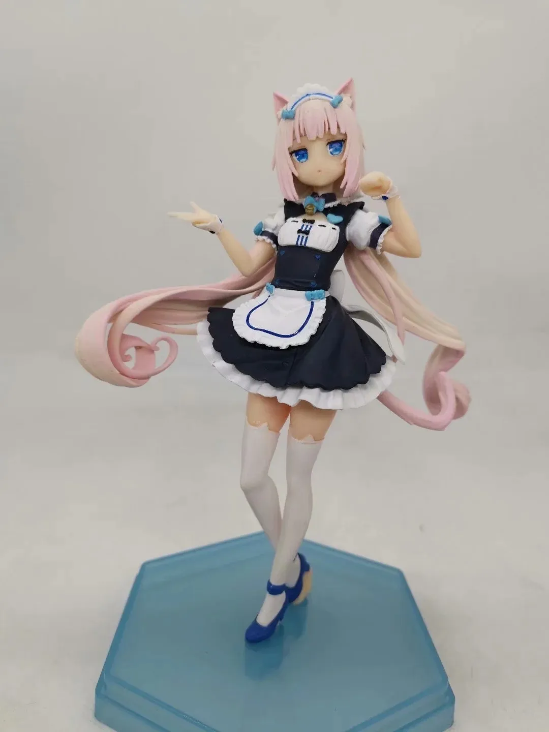 Figurine Anime 2021 NEKOPARA Chocolat Vanilla Maid Ver. Poupée de jouets pour adultes modèle à collectionner en PVC 18cm X0503
