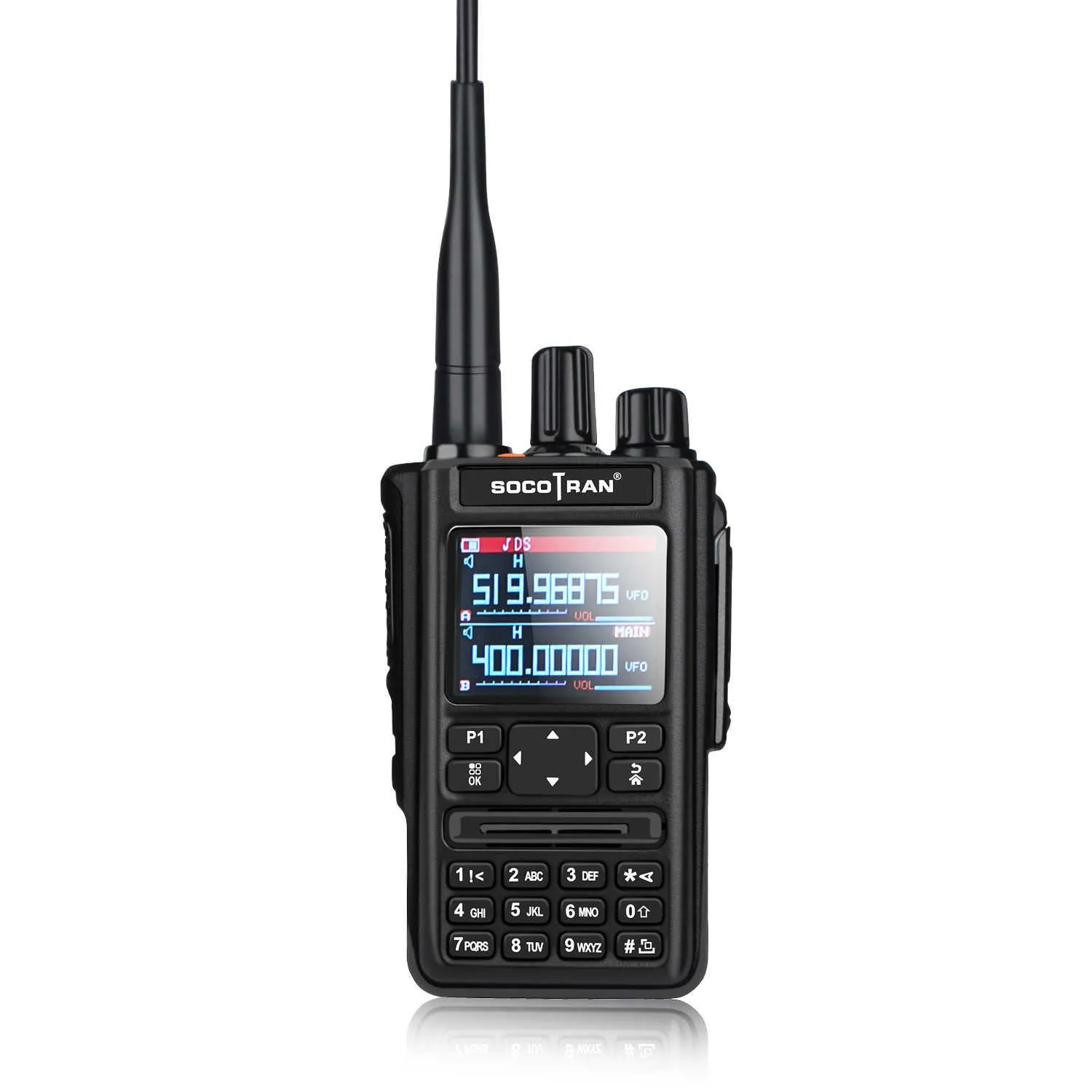 Socotran UV pleine bande talkie-walkie extérieur portable Radio GPS Bluetooth fréquence d'aviation modulation de fréquence automatique