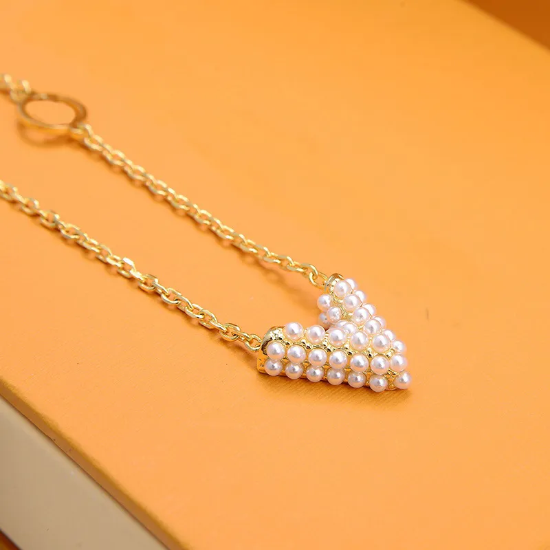 Naszyjniki wiszące kobiety projektanci wisiorek kryształowy serc rocznicowy biżuteria mody 2 style z pudełkiem 232k