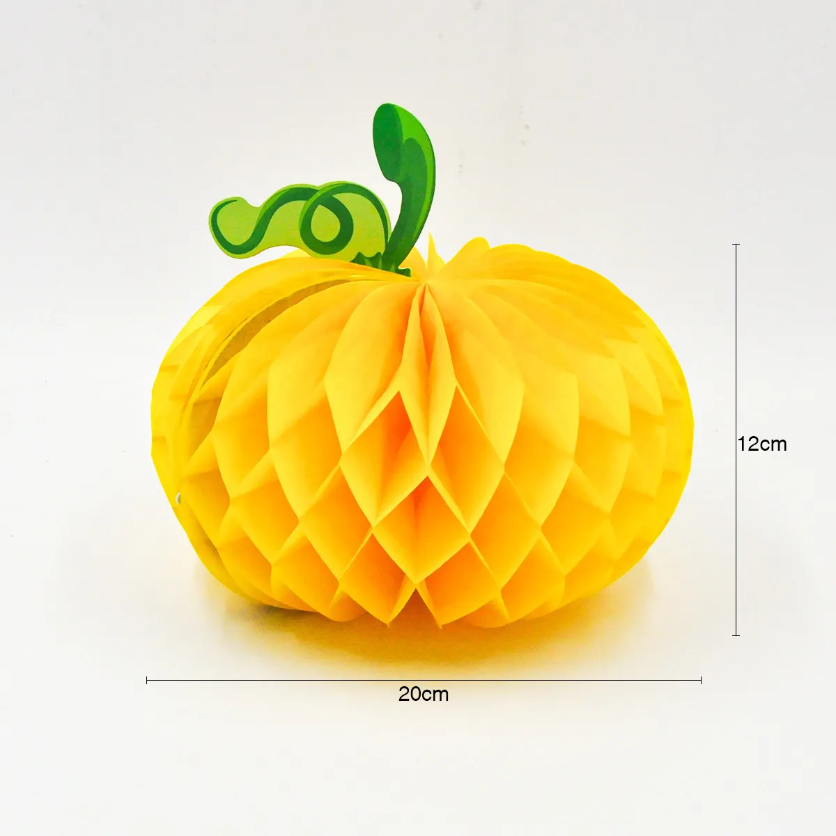 3-color pumpkin paper honeycomb Halloween creative decoration window kindergarten party decoration