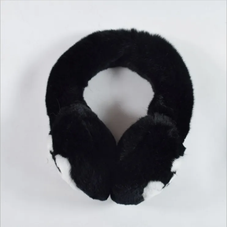 Inverno earmuffs feminino coelho veludo earmuffs marca clássica orelha muffs moda quente pelúcia earmuffs2846