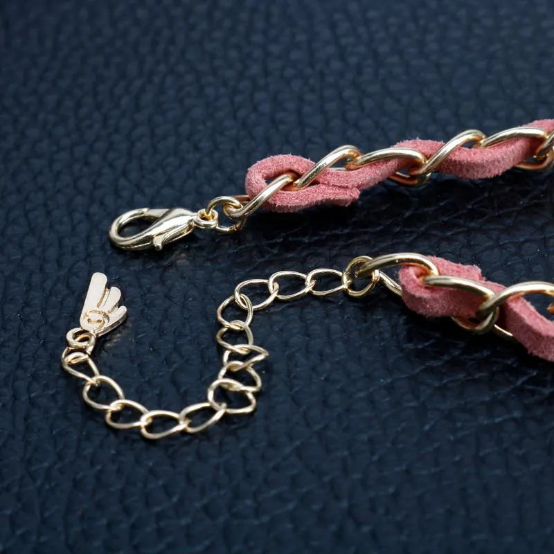 Link Chain Anime Card Captor Sakura Magic Wands Charms Bracelets Bangles Riband Wristbands Bracelet Fashion Jewelry345d