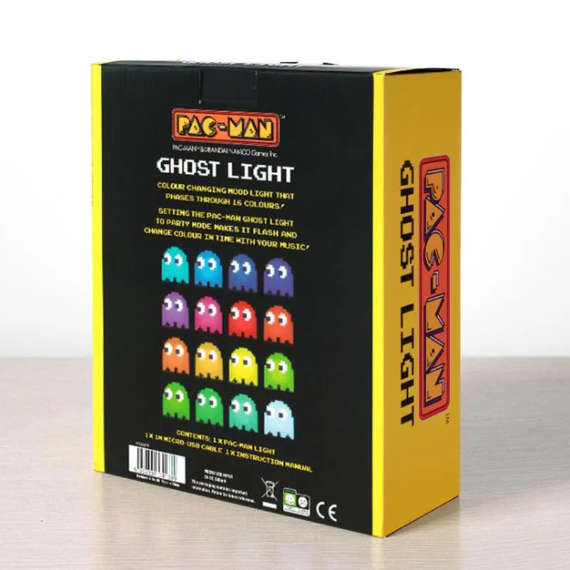 Couvre-lampes abat-jour Table Pac-Man Pixel War coloré changement de couleur fantôme fête Music255r