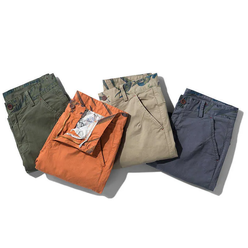 SUMMER Trend Casual Mens Shorts Cargo Man Loose Work Male Military Shorts Large Size Overalls Shorts Cargo 6XL 210720