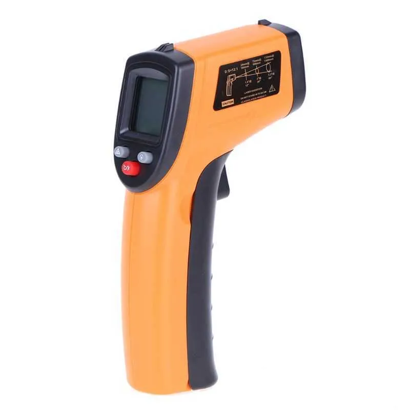 Digital version GM320 infrared thermometer non-contact infrared thermometer pyrometer infrared laser temperature gun -50~380 deg 210719