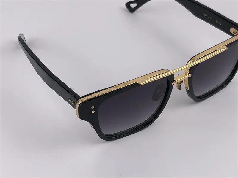Novos óculos de sol homens projetam óculos de sol vintage Três lentes quadradas quadradas de estilo FSHION UV 400 com estojo de alta qualidade260s
