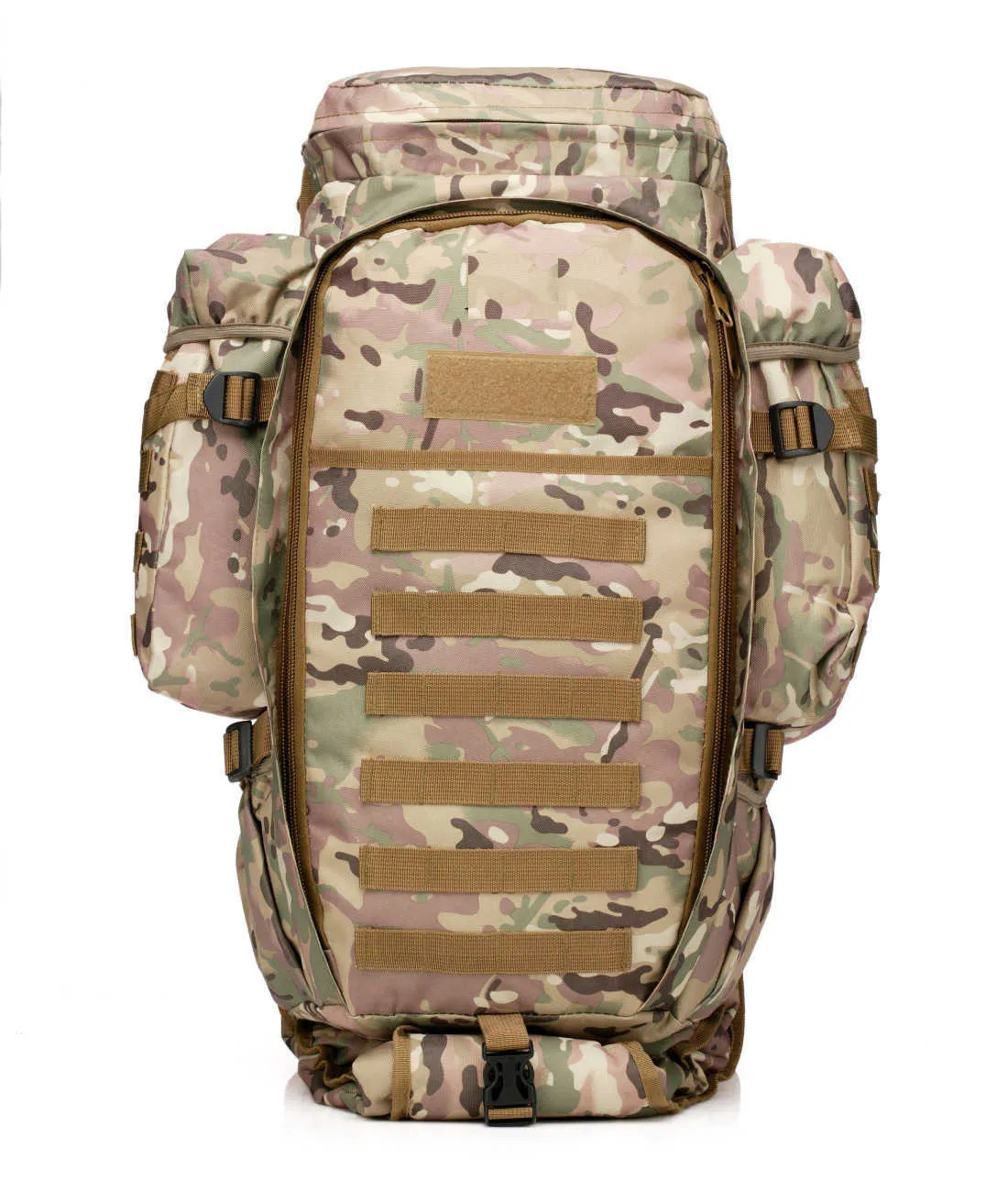 Tactical 50L Combine Backpack Combat Military Climbing Hiking Trekking Multi-Function Package Outdoor Sports Large Capacity Bags Q0721