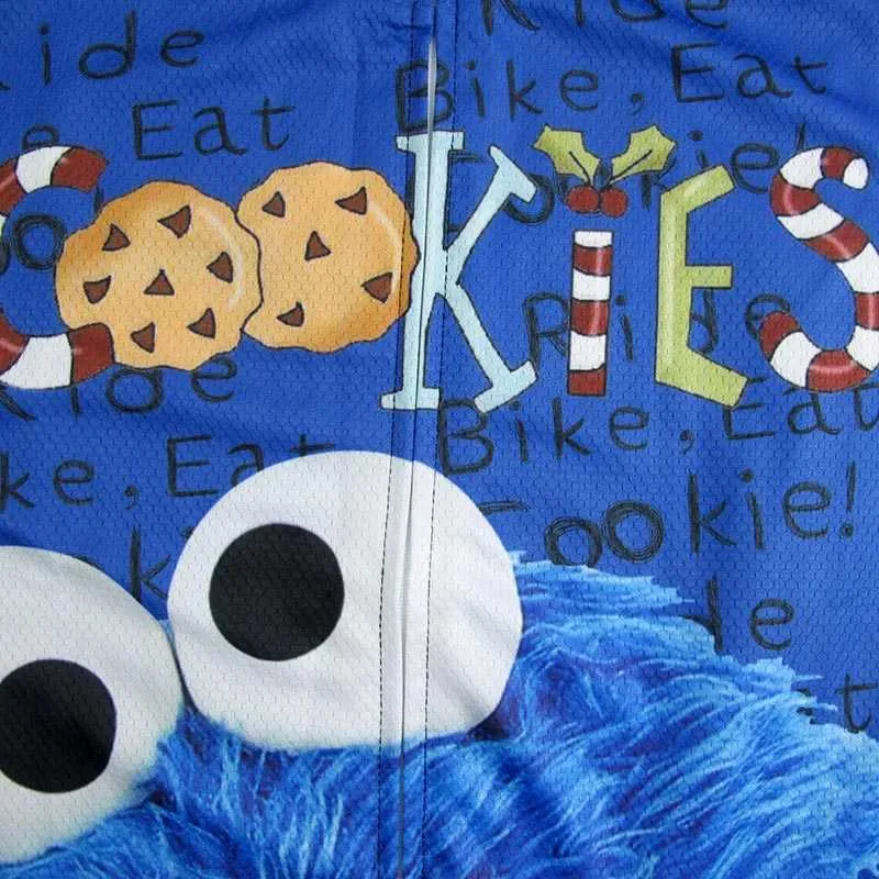 NUOVO 7 Stili di maglia da ciclismo Sesame Street Elmo Cookie Grover Zoe Ernie Big Bird Maglia da ciclismo farcita Regalo Sesame Street H10202901