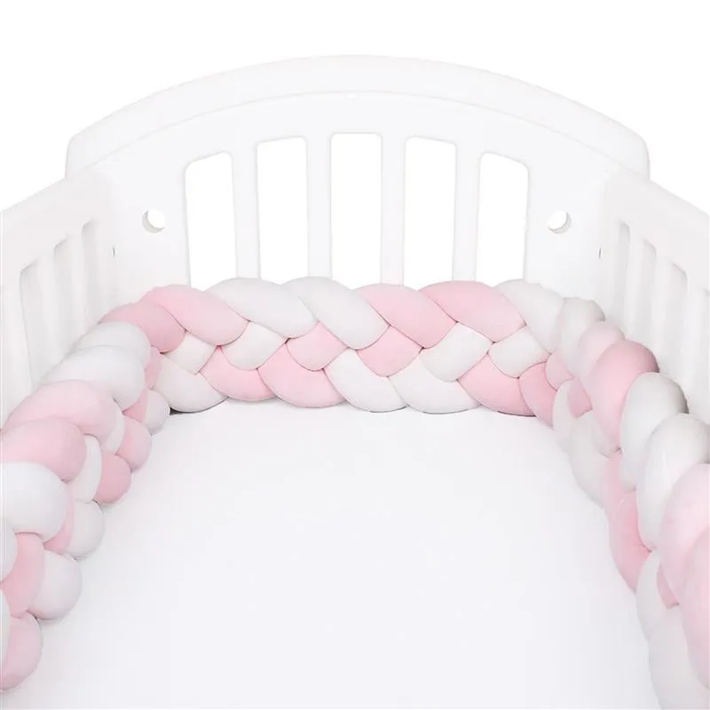 Coussin décoratif oreiller 2 2 mètres bébé lit pare-chocs infantile tresse lit berceau coussin noeud berceau protecteur chambre Decor191P