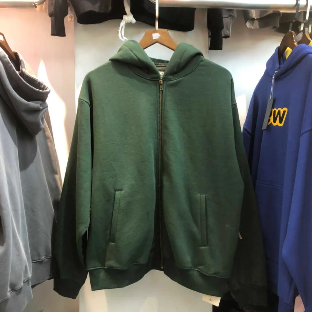 Giacche da uomo Kapital Hirata Hehong abbinato a colori doppia tasca con cerniera cappotto autunno inverno marea maglione con cappuccio da uomo 2020