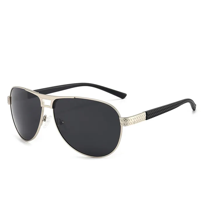 2021 Top Designer Metal okulary mody Pilot Pilot Men Sun Sunglasses Uv400 Styl komercyjny z Box332C