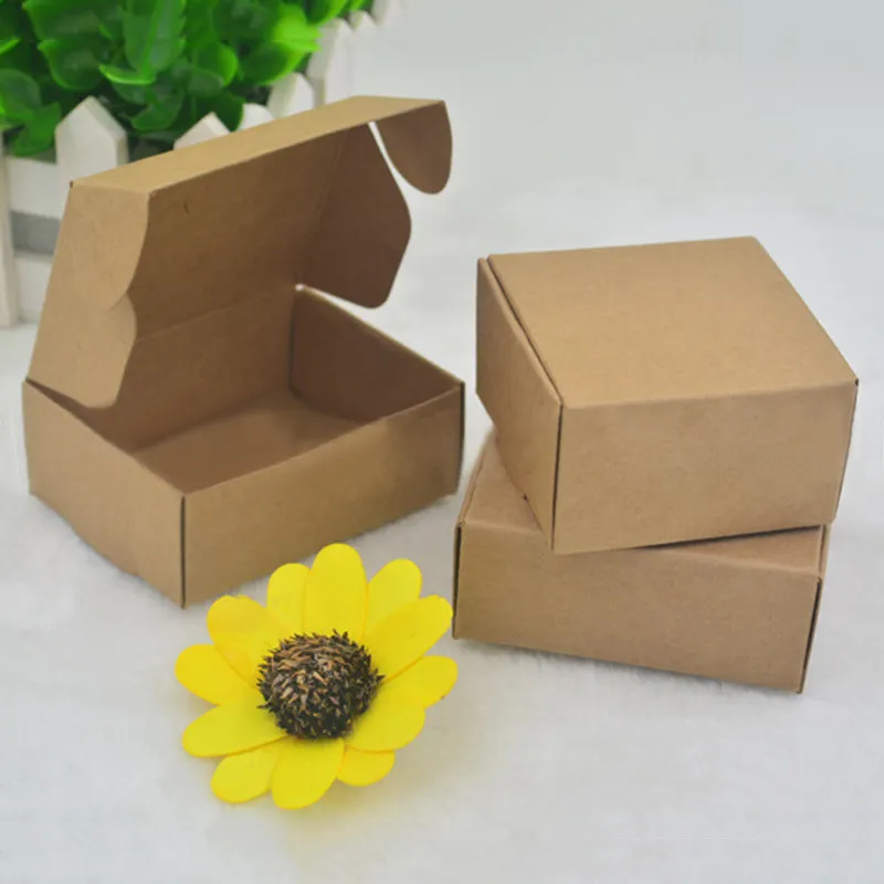 lot Paper Gift Giftbaging Box Soap Soap Holder Diy Made Handmade Packaging Cardboard Box Natural Craft Folding Gift 210326376470997